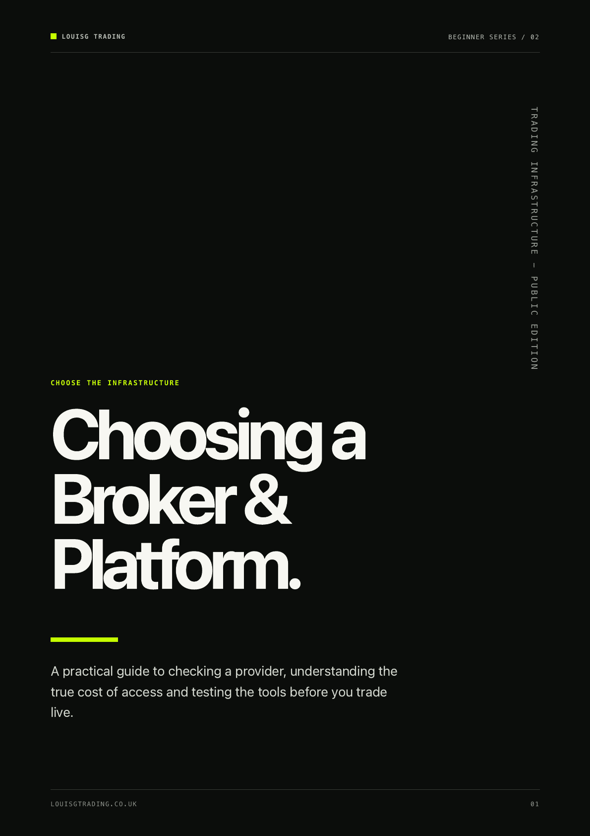 Choosing a Broker and Platform cover